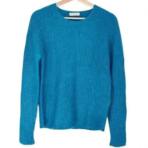 Roberto Collina Mohair Silk Sweater | Blue Teal | SZ L‎